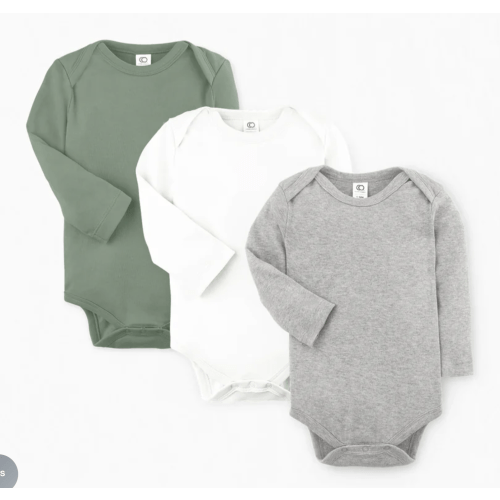 3-Pack Classic Long Sleeve Bodysuit Bundle