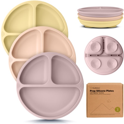 3-Pack Prep Silicone Suction Plates (Dusk)