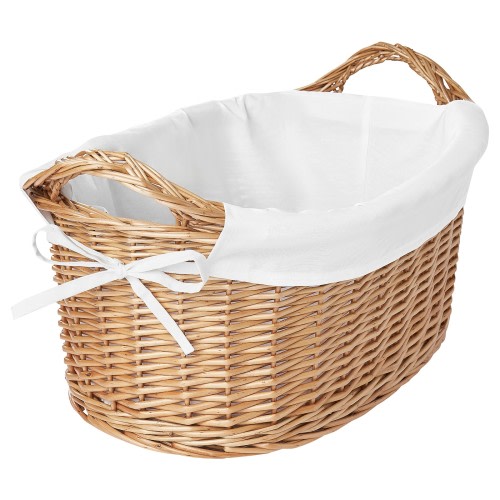 TOLKNING Laundry basket - handmade willow 40 l (11 gallon)