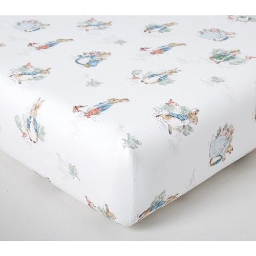 Peter Rabbit™ Organic Crib Fitted Sheet