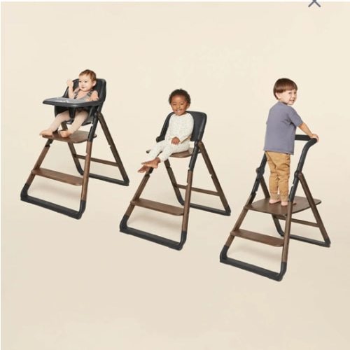 Ergobaby 3-In-1 Evolve High Chair: Dark Wood