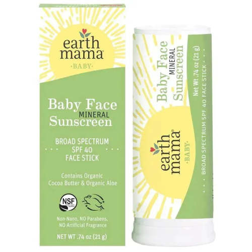 Earth Mama - Baby Face Mineral Sunscreen Stick SPF 40