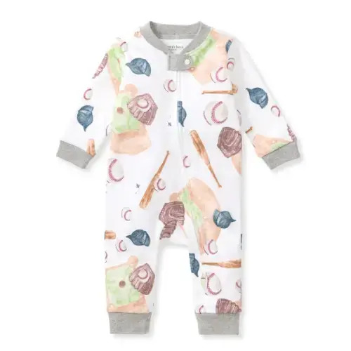 Baseball Organic Cotton Sleep & Play