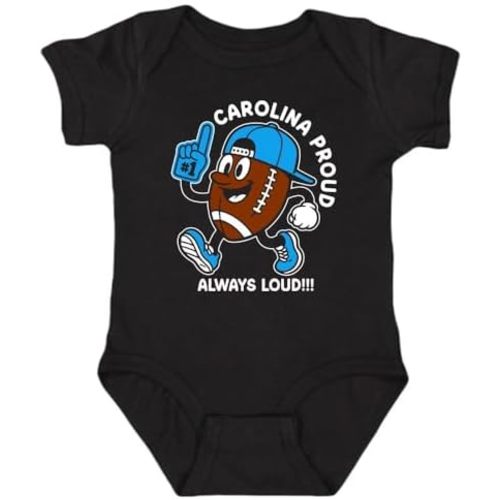 Hometown Proud, Always Loud Kid's Bodysuit for Football Fans