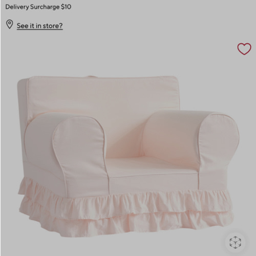 Anywhere Chair®, Dusty Blush Ruffle