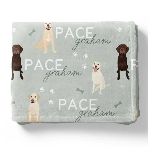 Personalized Kids Blankets | Dog Breeds