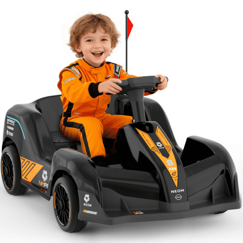 F1 Ride on Toys for Toddlers, 12V Ride on Cars with Remote Control, Music Player, Bluetooth, Electric Car for Boys Girls Christmas Gift 1.5-3 Years