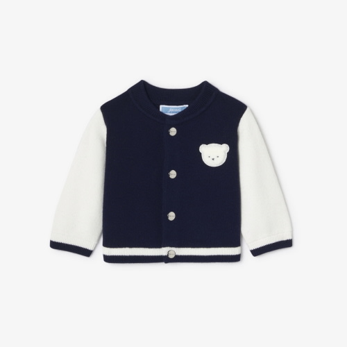 Baby boy Varsity-style  cardigan