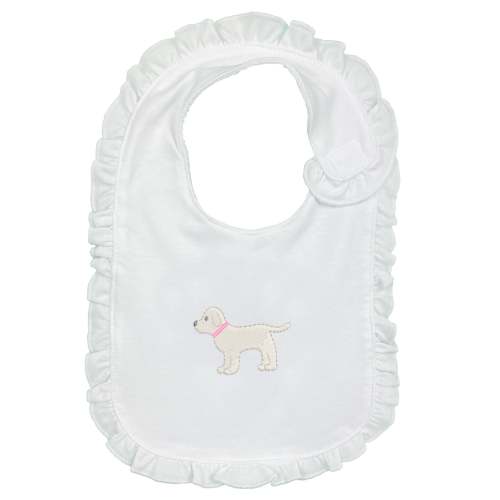 Embroidered Mini Puppy Bib