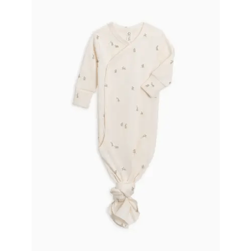 Indy Kimono Gown | Bunny / Oat + Clay