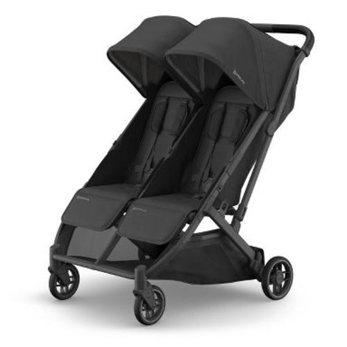 UPPAbaby Minu Duo Full-Size Stroller - Jake: Lightweight, 5-Point Harness, Flat-Free Tires, 27.4lbs