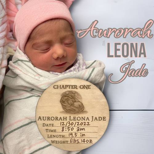 Baby Birth Announcement milestone