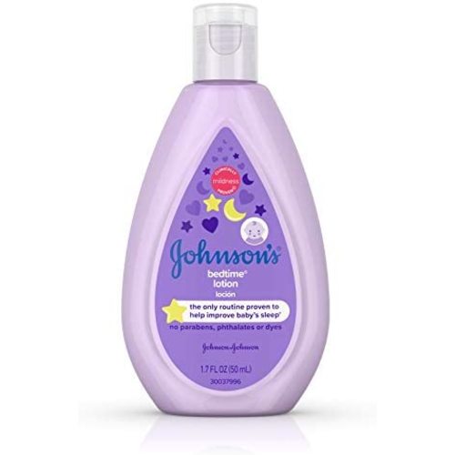 Johnson's Bedtime Baby Lotion with NaturalCalm Essences, Hypoallergenic & Paraben Free, 1.7 fl. oz