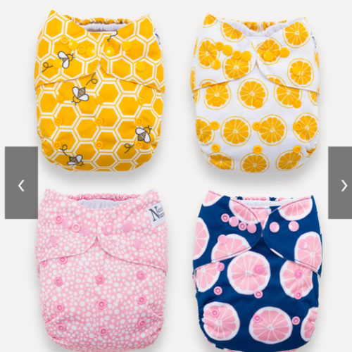 The Bee's Knees Diaper 4-pack