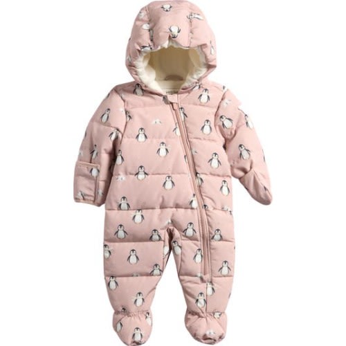 Penguin Print Snowsuit, 9M