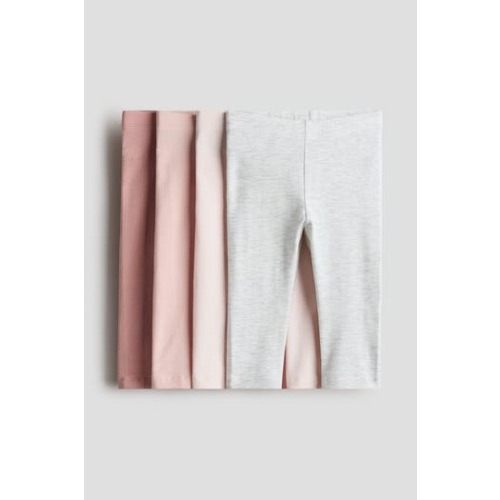 4-pack cotton jersey leggings, 6M
