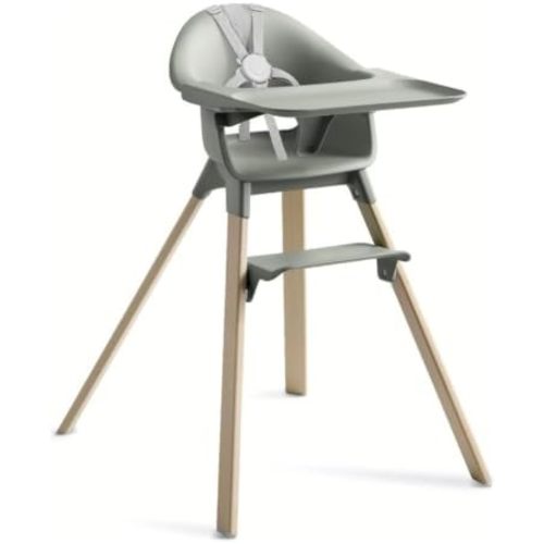 Stokke Clikk High Chair, Includes Tray + Harness, Glacier Green