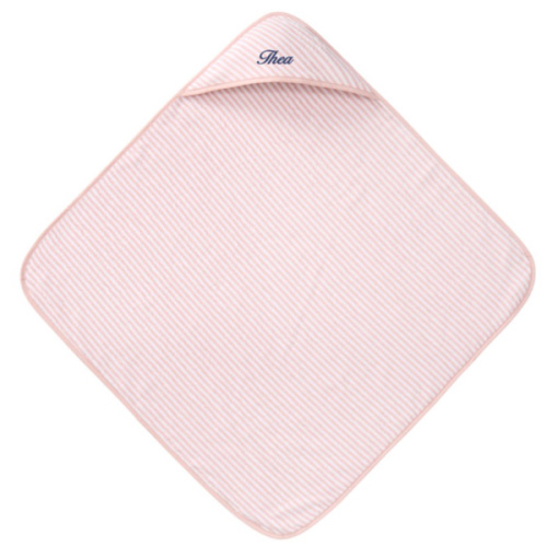 Striped Terry Baby Hooded Towel