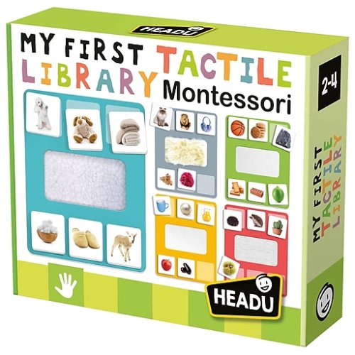 Headu Montessori My First Tactile Library (HDUMU54341)