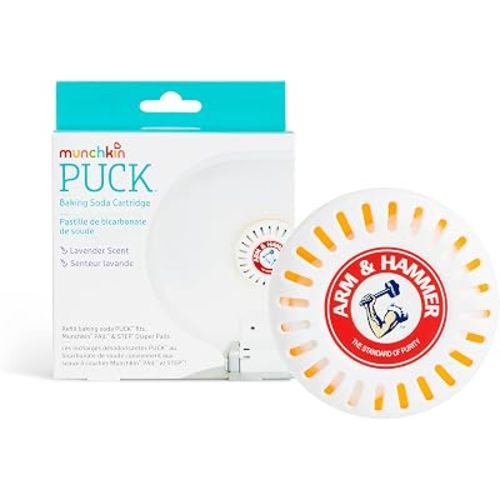 Munchkin Arm & Hammer Puck Diaper Pail Deodorizer, Lavender, 1 Count