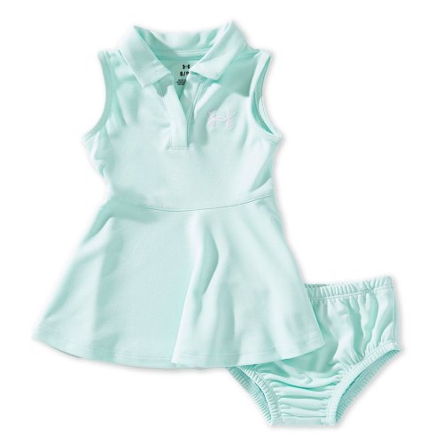 Under Armour Baby Girls Polo Collared Sleeveless Flare Polo Dress