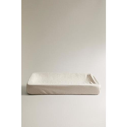 BABY GINGHAM CHANGING PAD COVER