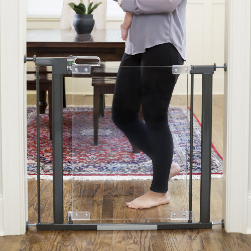 Qdos Crystal Clear Acrylic Gate - Pressure Mount - Slate