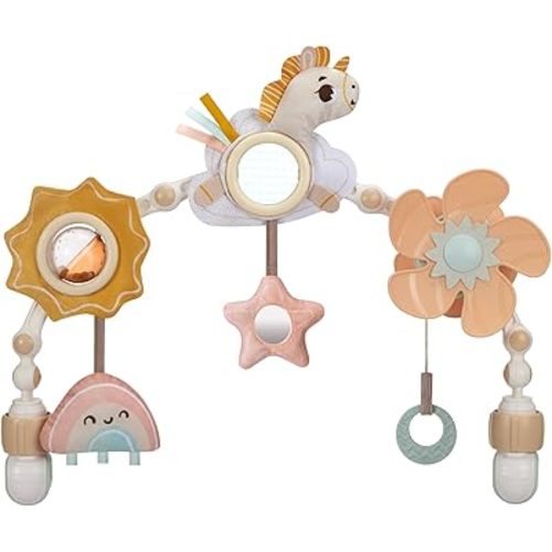 Tiny Love Unicorn Wonderlands Sunny Stroll™ - Universal Stroller & Bassinet Activity Arch with 6 Developmental Toys - Perfect for Newborns (0+ Months)