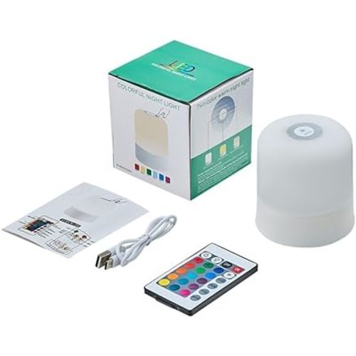 3 Colours Egg Light for Nursery,Rechargeable. Night Light for Kids. Compact Indoor Light for Baby Nursery, Bedroom & Late-Night Bathroom Trips