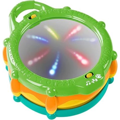 Bright Starts Light & Learn Drum with Melodies, Ages 3 Months +