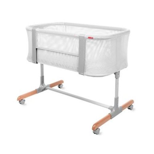 Skip Hop Cozy-Up 2-in-1 Bedside Sleeper & Bassinet: Adjustable Height, Folds for Easy Transport