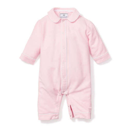 Pink Flannel Romper | Over The Moon