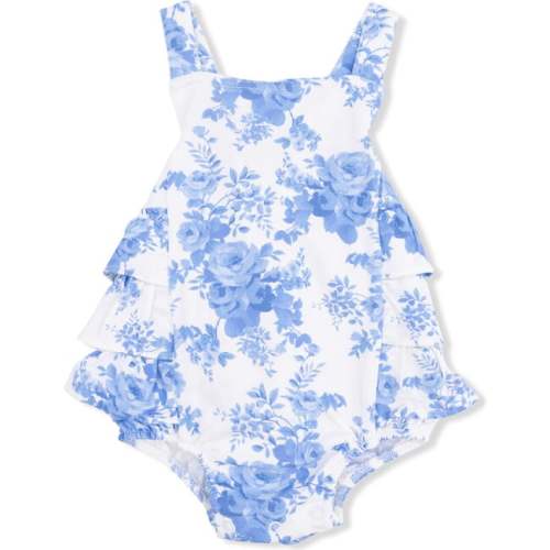 Dream Cottage Floral, Ruffle Sunsuit - Angel Dear Rompers | Maisonette