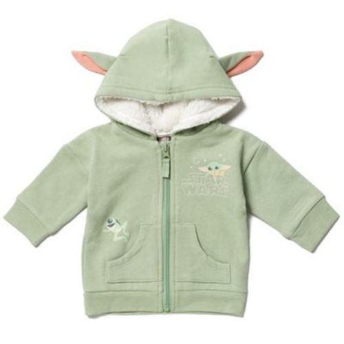 Star Wars The Mandalorian The Child Newborn Baby Boys Fleece Zip Up Cosplay Hoodie Baby Yoda 3-6 Months