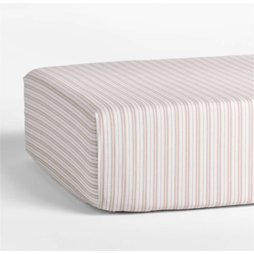 Personalized Frenchie Rosy Lilac 100% Organic Cotton Crib Fitted Sheet by Leanne Ford