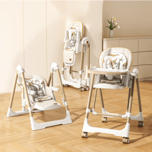 HappyGira 2-In-1 High & Glider Chair for Toddlers