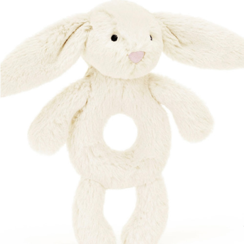 Bashful Bunny Ring Rattle