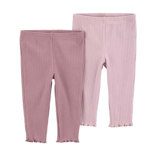 Carter's Child of Mine Baby Girl Pants, 2-Pack, Sizes Preemie-18 Months