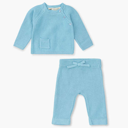Little Darling Knit Top + Bottom - Organic Baby, Toddler, & Kids Clothes - Monica + Andy