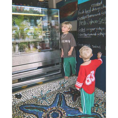 twin stripe terry pant | verde