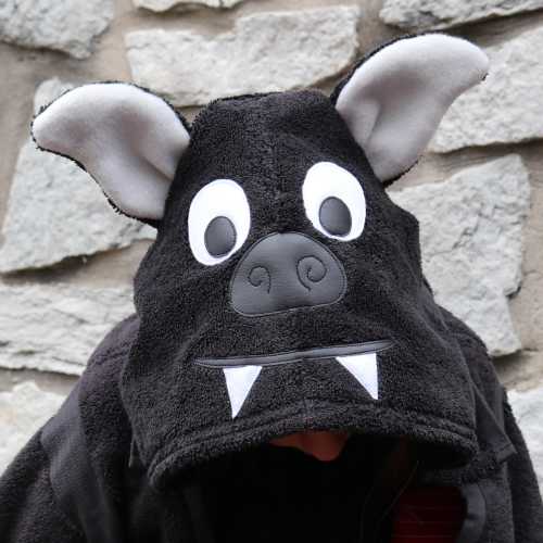 Bat Hooded Bath Towel for Kids and Babies - Personalized Option Available