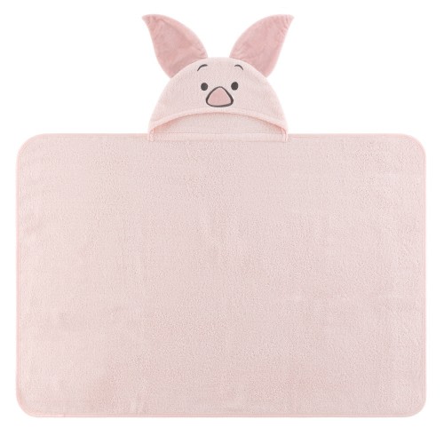 Disney Winnie The Pooh Hooded Towel Piglet