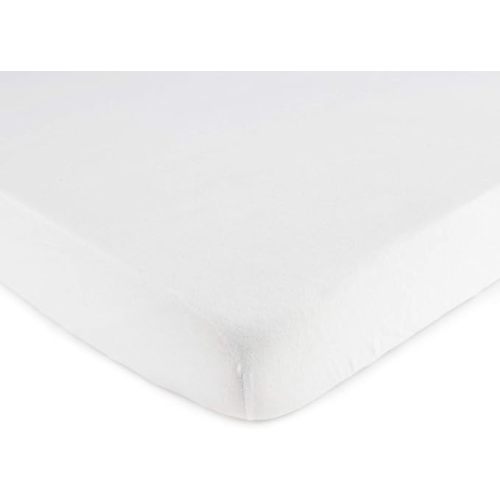 SheetWorld Baby Fitted Bassinet Sheet Fits Maxi COSI 20 x 32 inches, 100% Cotton Jersey Hypoallergenic Sheet, Unisex Boy Girl, Organic White, Made in USA