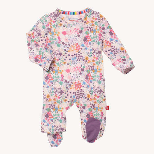 Magnetic Baby Girl Isla Modal Footie - Crocus & Ivy Interiors