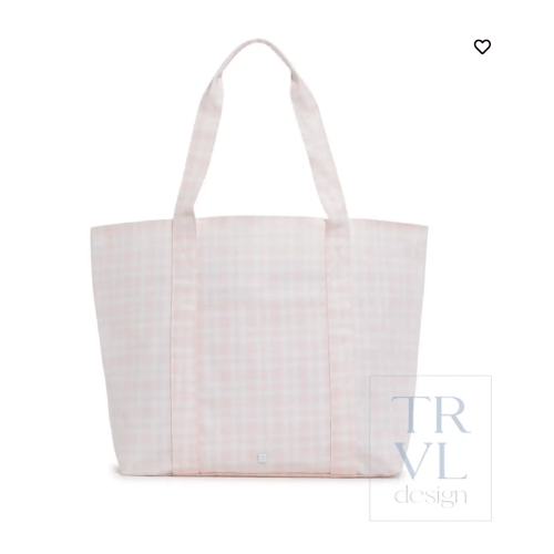 Jumbo Tote - Pimlico Plaid Pink