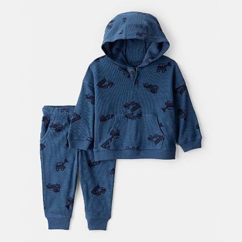 Baby Boy Carter's 2-pc. Truck Print Hoodie & Joggers Set