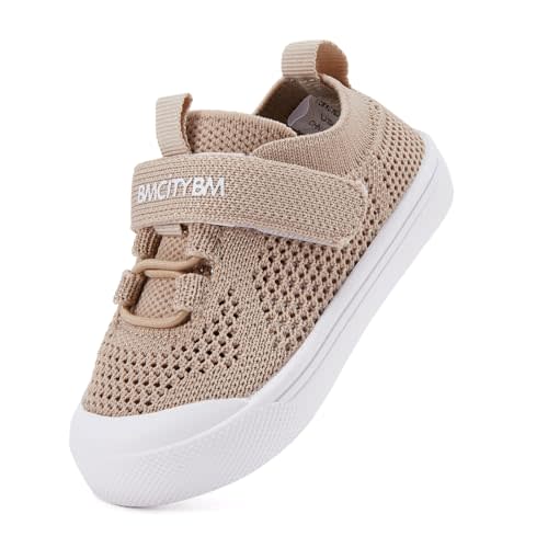 BMCiTYBM Baby Walking Shoes Infant Boy Girl First Walkers Toddler Sneakers | Tennis Barefoot Shoes Breathable Lightweight Non-Slip Comfortable Stylih Casual Outdoor Indoor