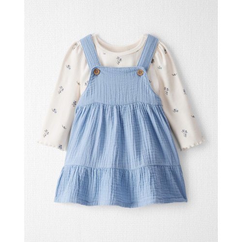 Baby Girl 2-Piece Organic Cotton Jumper Set - Little Planet | Carter's