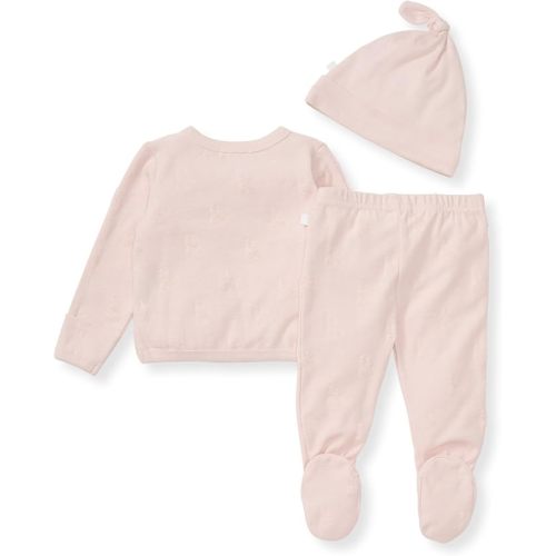 Burt's Bees Baby baby-girls Unisex Baby Take Me Home Set, 3-piece Top, Pant, and Hat Bundle