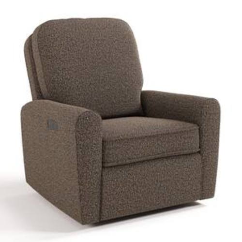 Amalfi Mountain Brown Boucle Deluxe Power Recliner Swivel Glider